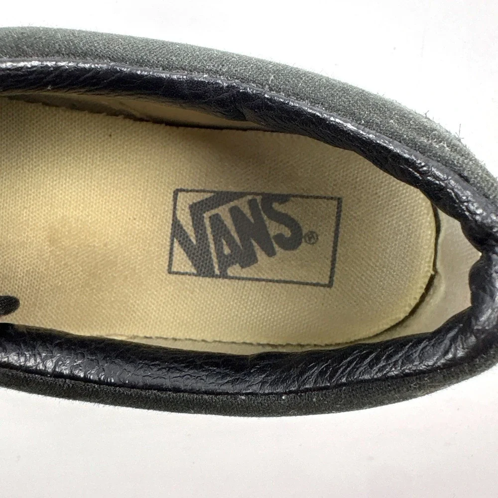 Vans Old Skool Low Top Skate Shoes M 7‎ W 8.5 Black White Canvas Suede - Picture 13 of 16